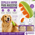 Cepillo A Vapor para Mascotas | Elimina Pelo y Desenreda sin Dolor