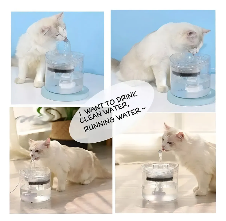 Bebedero Automático para Mascotas 2L | Agua Fresca Todo el Día