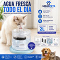 Bebedero Automático para Mascotas 2L | Agua Fresca Todo el Día
