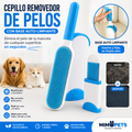 Cepillo Removedor de Pelos con Base Autolimpiante+ Mini Cepillo