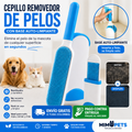 Cepillo Removedor de Pelos con Base Autolimpiante+ Mini Cepillo
