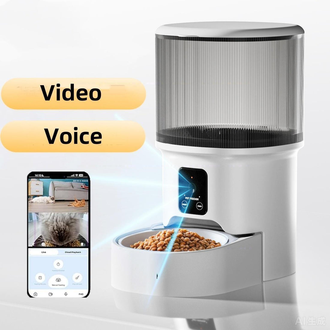 Comedero Inteligente Camara HD (perros-gatos)